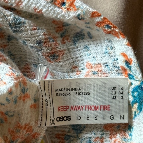 ASOS Floral Long Sleeve Jumpsuit - Picture 6 of 7